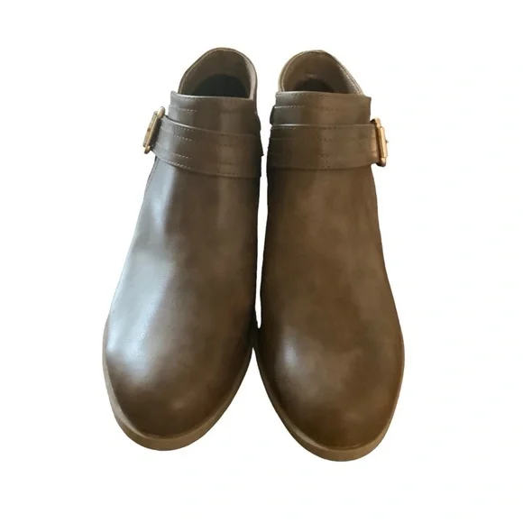 Athlefit brown ankle boots. Size 8 - Picture 4 of 8